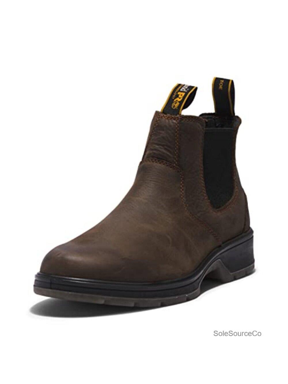 Timberland PRO Work Boots Slip-On Soft Toe Leather Anti-Fatigue Chelsea